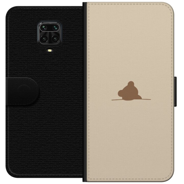 Portemonnee-hoesje voor Xiaomi Redmi Note 9 Pro met Nalle ontwerp