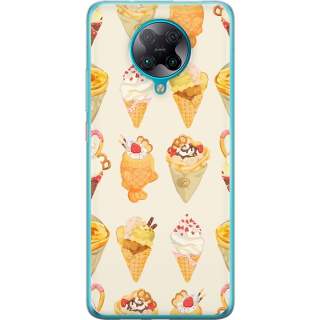 Mobiele hoes voor Xiaomi Poco F2 Pro met Glasachtig ontwerp