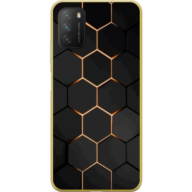 Mobiele hoes voor Xiaomi Poco M3 met Luxe Patroon ontwerp