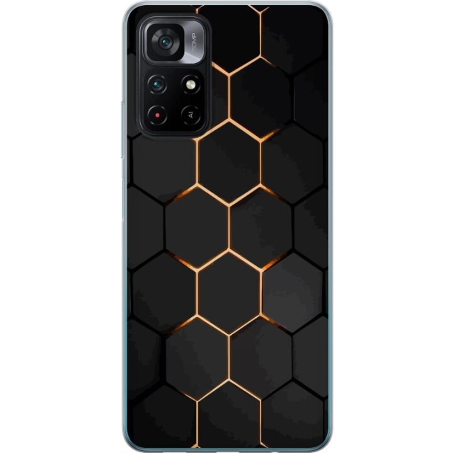 Mobiele hoes voor Xiaomi Poco M4 Pro 5G met Luxe Patroon ontwerp