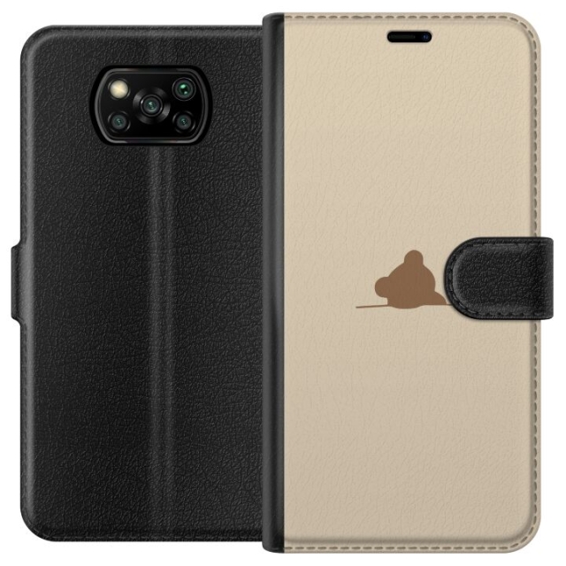 Portemonnee-hoesje voor Xiaomi Poco X3 NFC met Nalle ontwerp