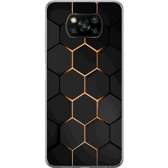 Mobiele hoes voor Xiaomi Poco X3 NFC met Luxe Patroon ontwerp