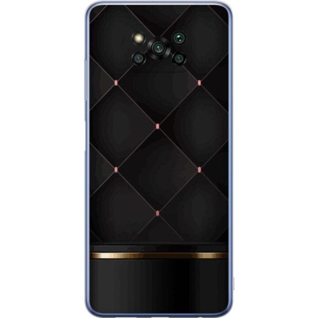 Mobiele hoes voor Xiaomi Poco X3 Pro met Luxe lijn ontwerp