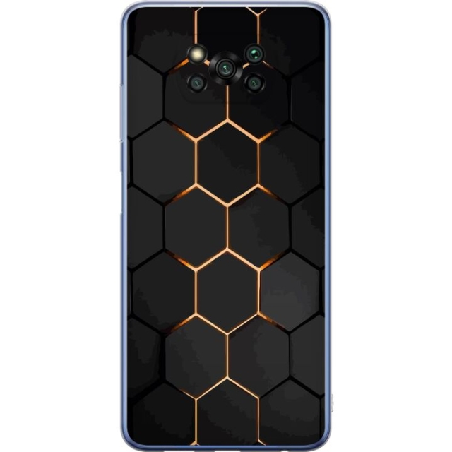 Mobiele hoes voor Xiaomi Poco X3 Pro met Luxe Patroon ontwerp