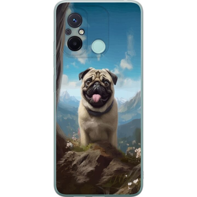 Mobiele hoes voor Xiaomi Redmi 12C met Blije Hond ontwerp