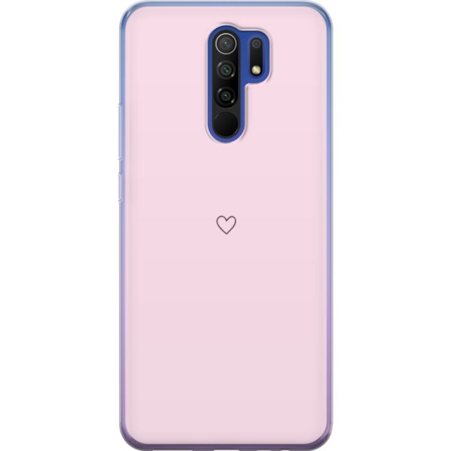 Mobiele hoes voor Xiaomi Redmi 9 met Hart ontwerp