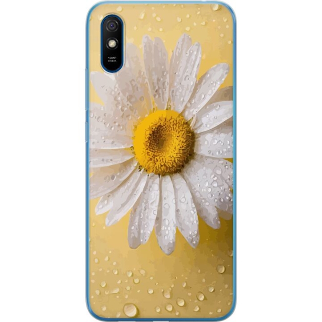 Mobiele hoes voor Xiaomi Redmi 9AT met Porseleinbloem ontwerp