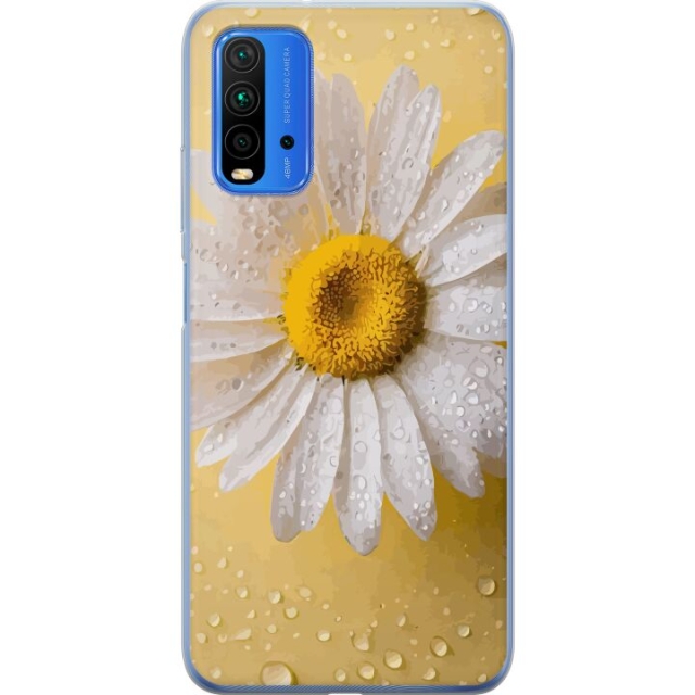 Mobiele hoes voor Xiaomi Redmi 9T met Porseleinbloem ontwerp