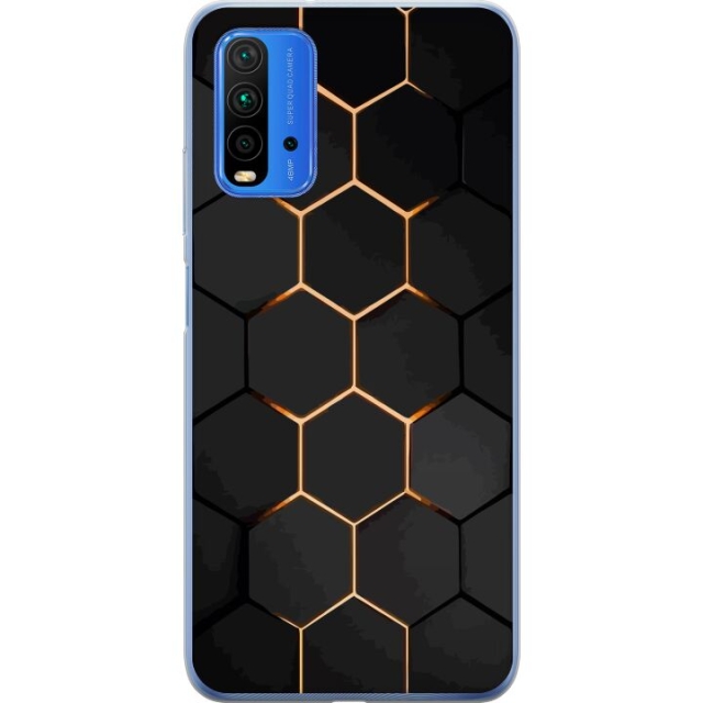 Mobiele hoes voor Xiaomi Redmi 9T met Luxe Patroon ontwerp