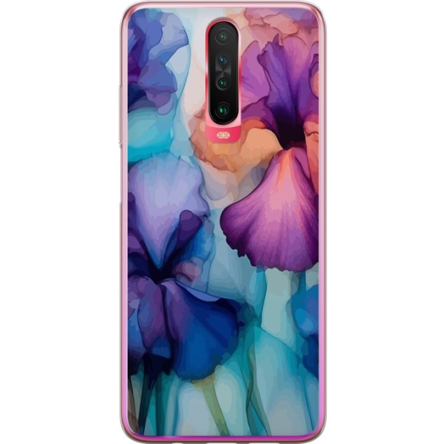 Mobiele hoes voor Xiaomi Redmi K30 met Magische bloemen ontwerp