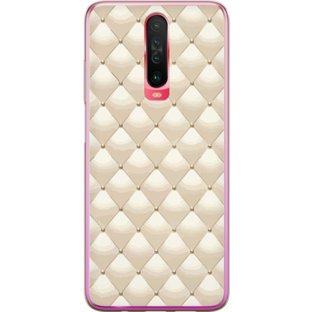 Mobiele hoes voor Xiaomi Redmi K30 met Goudglans ontwerp