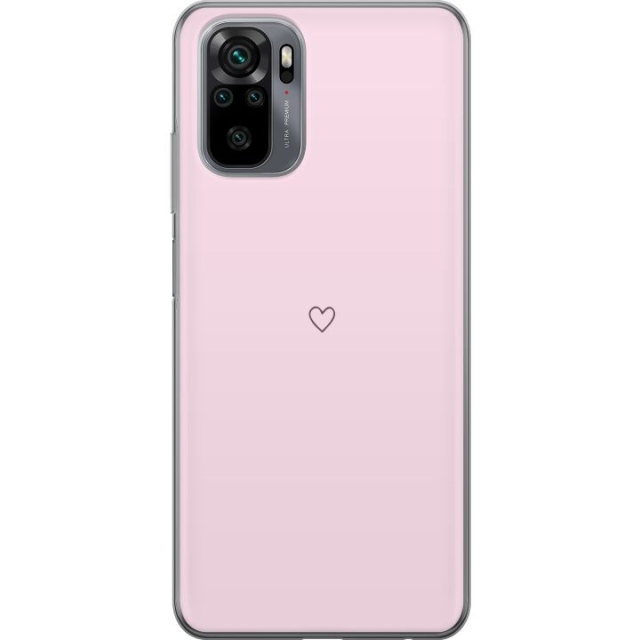 Mobiele hoes voor Xiaomi Redmi Note 10 met Hart ontwerp