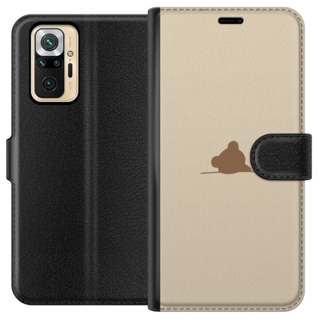 Portemonnee-hoesje voor Xiaomi Redmi Note 10 Pro met Nalle ontwerp