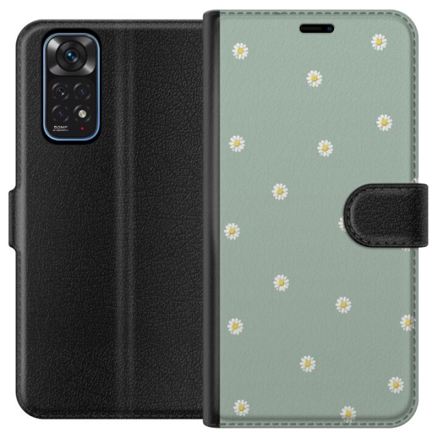 Portemonnee-hoesje voor Xiaomi Redmi Note 11 met Priesterkragen ontwerp