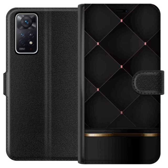 Portemonnee-hoesje voor Xiaomi Redmi Note 11 Pro 5G met Luxe lijn ontwerp