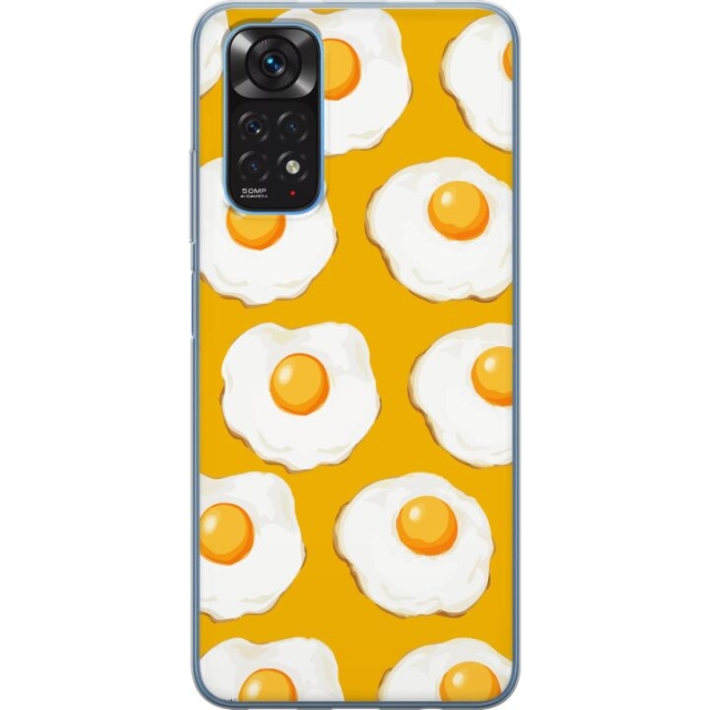 Mobiele hoes voor Xiaomi Redmi Note 11S met Gebakken ei ontwerp