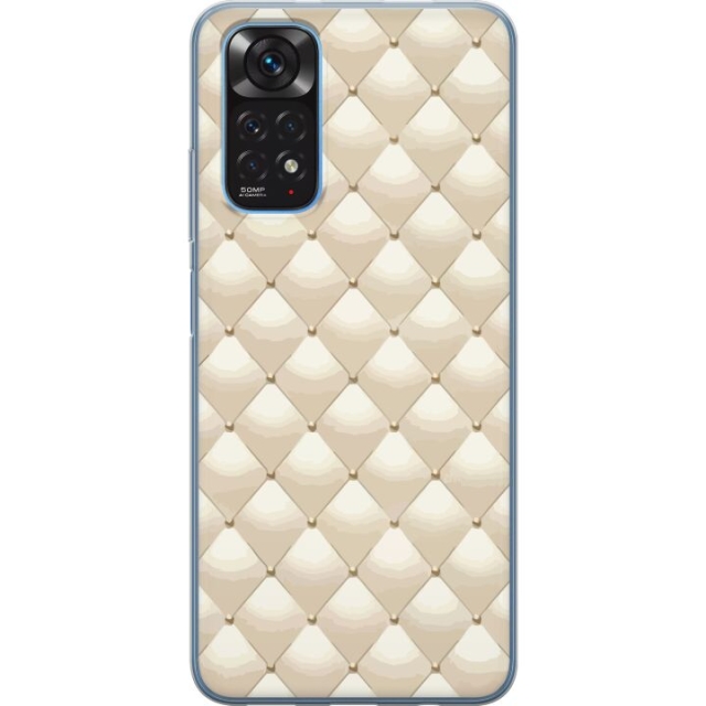 Mobiele hoes voor Xiaomi Redmi Note 11S met Goudglans ontwerp