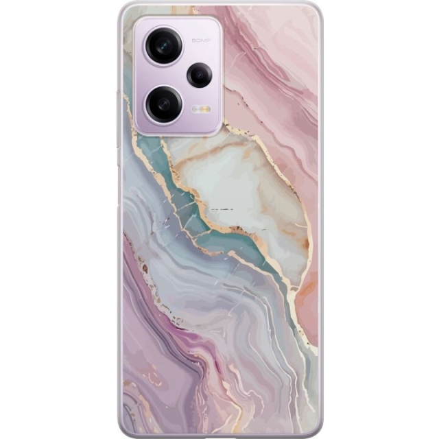 Mobiele hoes voor Xiaomi Redmi Note 12 Pro met Marmer ontwerp