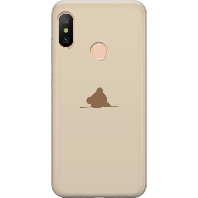Mobiele hoes voor Xiaomi Redmi 6 Pro met Nalle ontwerp