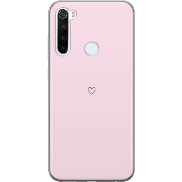 Mobiele hoes voor Xiaomi Redmi Note 8 met Hart ontwerp