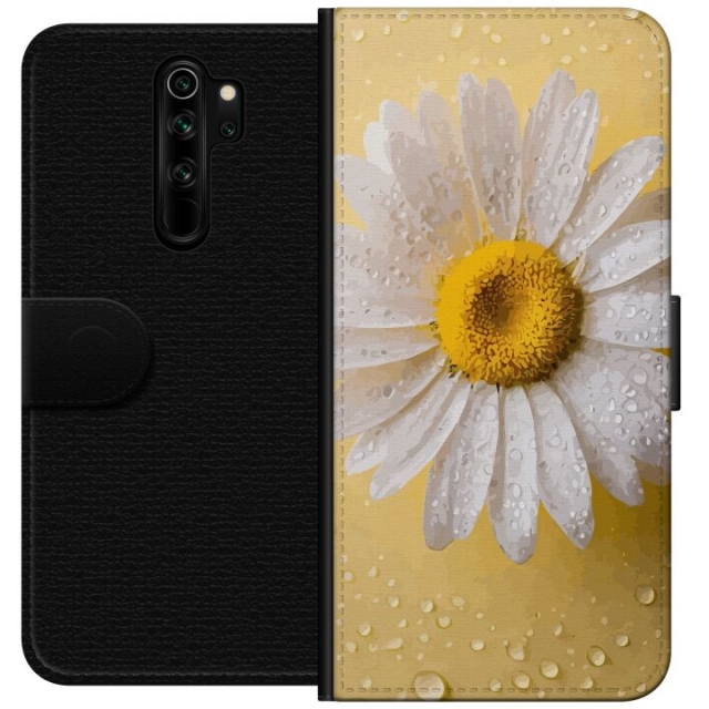 Portemonnee-hoesje voor Xiaomi Redmi Note 8 Pro met Porseleinbloem ontwerp