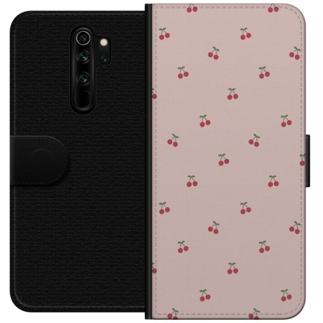 Portemonnee-hoesje voor Xiaomi Redmi Note 8 Pro met Kersen ontwerp