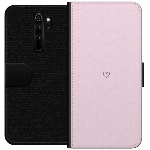 Portemonnee-hoesje voor Xiaomi Redmi Note 8 Pro met Hart ontwerp