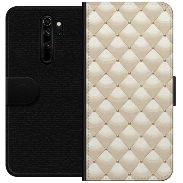 Portemonnee-hoesje voor Xiaomi Redmi Note 8 Pro met Goudglans ontwerp