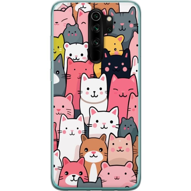Mobiele hoes voor Xiaomi Redmi Note 8 Pro met Kattenpatroon ontwerp