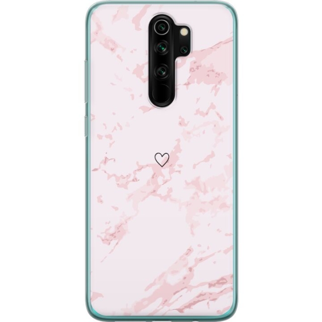 Mobiele hoes voor Xiaomi Redmi Note 8 Pro met Roze Hart ontwerp