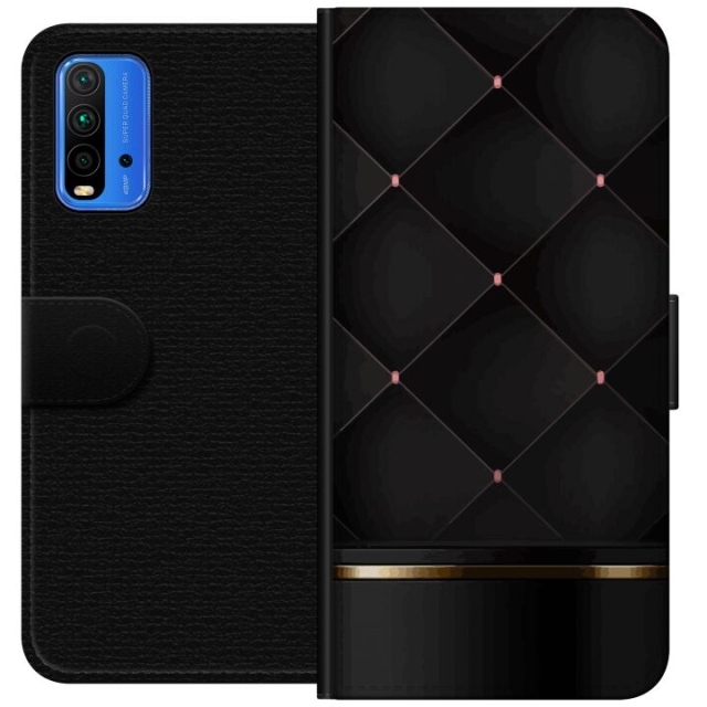 Portemonnee-hoesje voor Xiaomi Redmi Note 9 4G met Luxe lijn ontwerp
