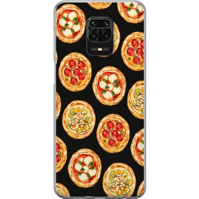 Mobiele hoes voor Xiaomi Redmi Note 9S met Pizza ontwerp