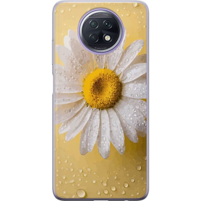 Mobiele hoes voor Xiaomi Redmi Note 9T met Porseleinbloem ontwerp