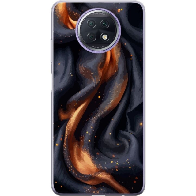 Mobiele hoes voor Xiaomi Redmi Note 9T met Vurig zijde ontwerp
