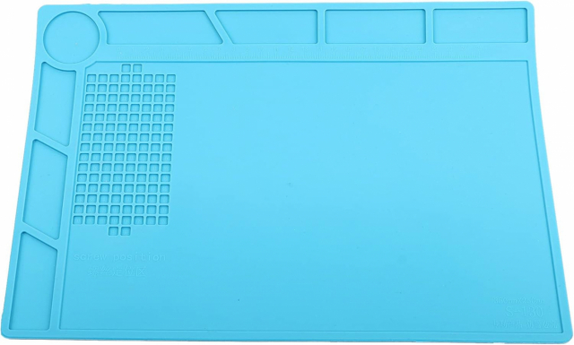 Gummimatta för klockreparation, Blå