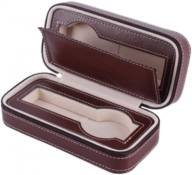 Klockfodral för 2 klockor, Brun