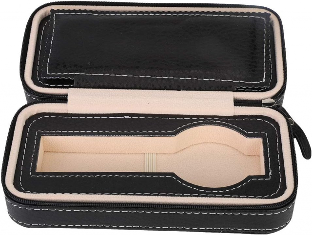 Klockfodral för 2 klockor, Svart