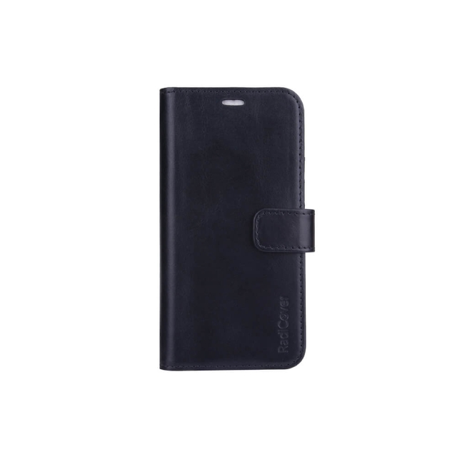 RADICOVER Radiation protected Mobilewallet Leather iPhone 13 Pro 2in1 Magnetcover Black RFID