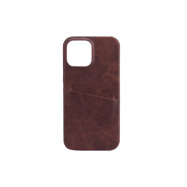 ONSALA Mobile Cover Brown with Cardpocket iPhone 13  Pro Max