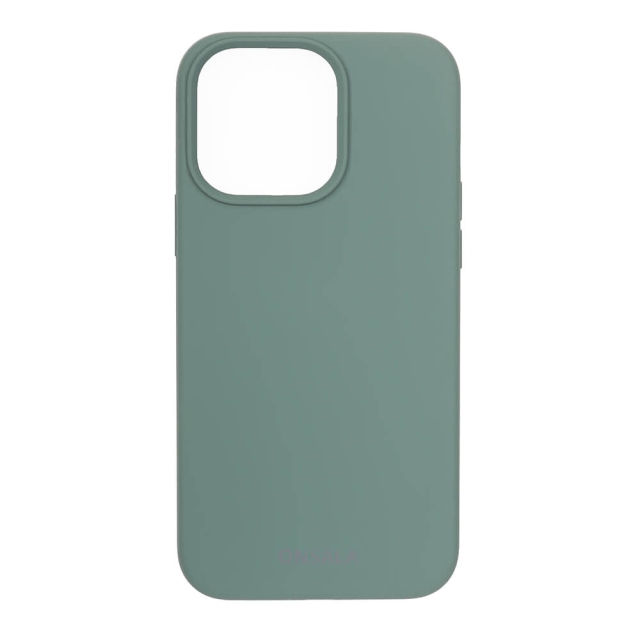 ONSALA Mobile Cover Silicone Pine Green iPhone 13 Pro