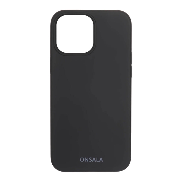 ONSALA Mobile Cover Silicone Black iPhone 13 Pro Max