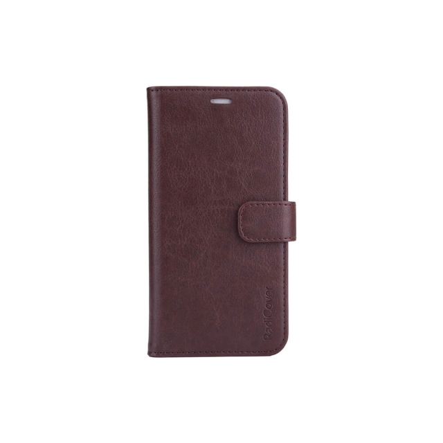 Strålningsskydd Mobilfodral PU-Läder iPhone 13 Flipcover Brun