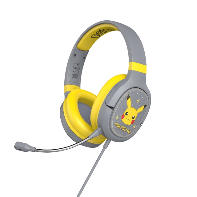 POKEMON Pikachu Gaming Headphone/Headset  Over Ear Boom Mic