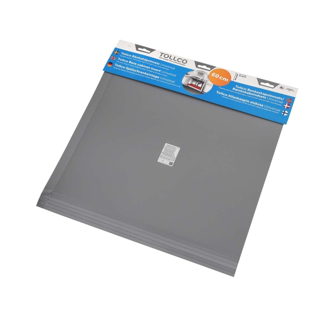 Tollco Universele bodemplaat gootsteenkast 60 cm