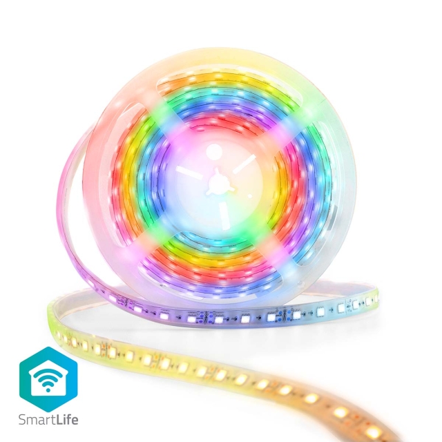 Nedis SmartLife LED Strip | Meerkleurig | SMD | 5.00 m | IP65 | 2700 K | 960 lm | Android™ / IOS