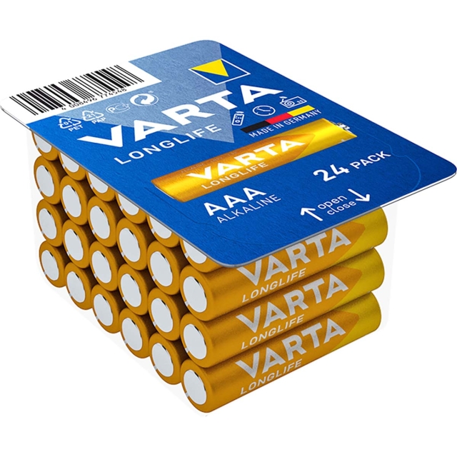 Alkaline-Batterij AAA | 1.5 V DC | 24-Pak