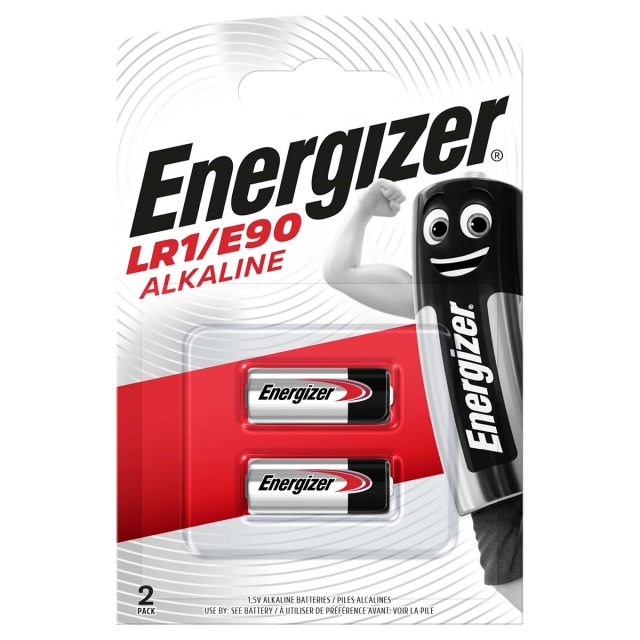 Alkaline batterij LR1 2-Pak