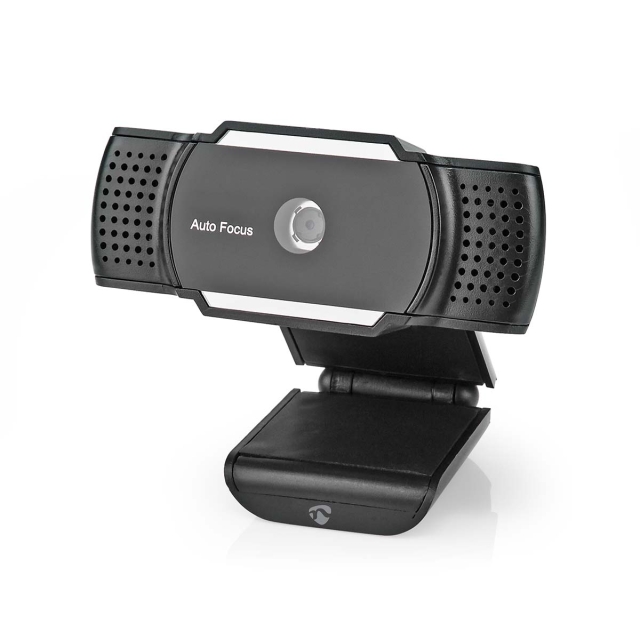 Nedis Webcam | 2K@30fps | Automatische Scherpstelling | Ingebouwde Microfoon | Zwart