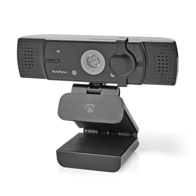 Nedis Webcam | Full HD@60fps / 4K@30fps | Automatische Scherpstelling | Ingebouwde Microfoon | Zwart