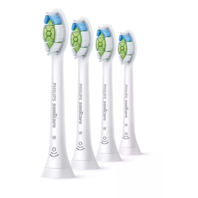 HX6064/10 Sonicare W2 Optimal White Standaard sonische opzetborstels - 4 stuks Wit